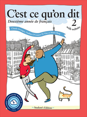 cover image of C'est ce qu'on dit with website